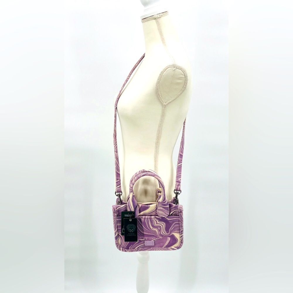 NWT Vince Camuto Purse Crossbody Bag Purple White Size Small - Picture 3 of 6